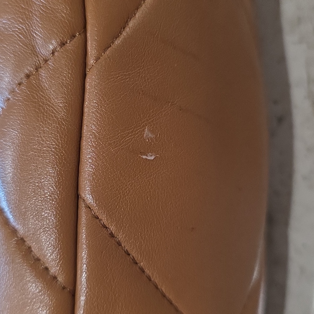 CHANEL 19 Medium Tan Quilted Leather Bag - Picture 8 of 11